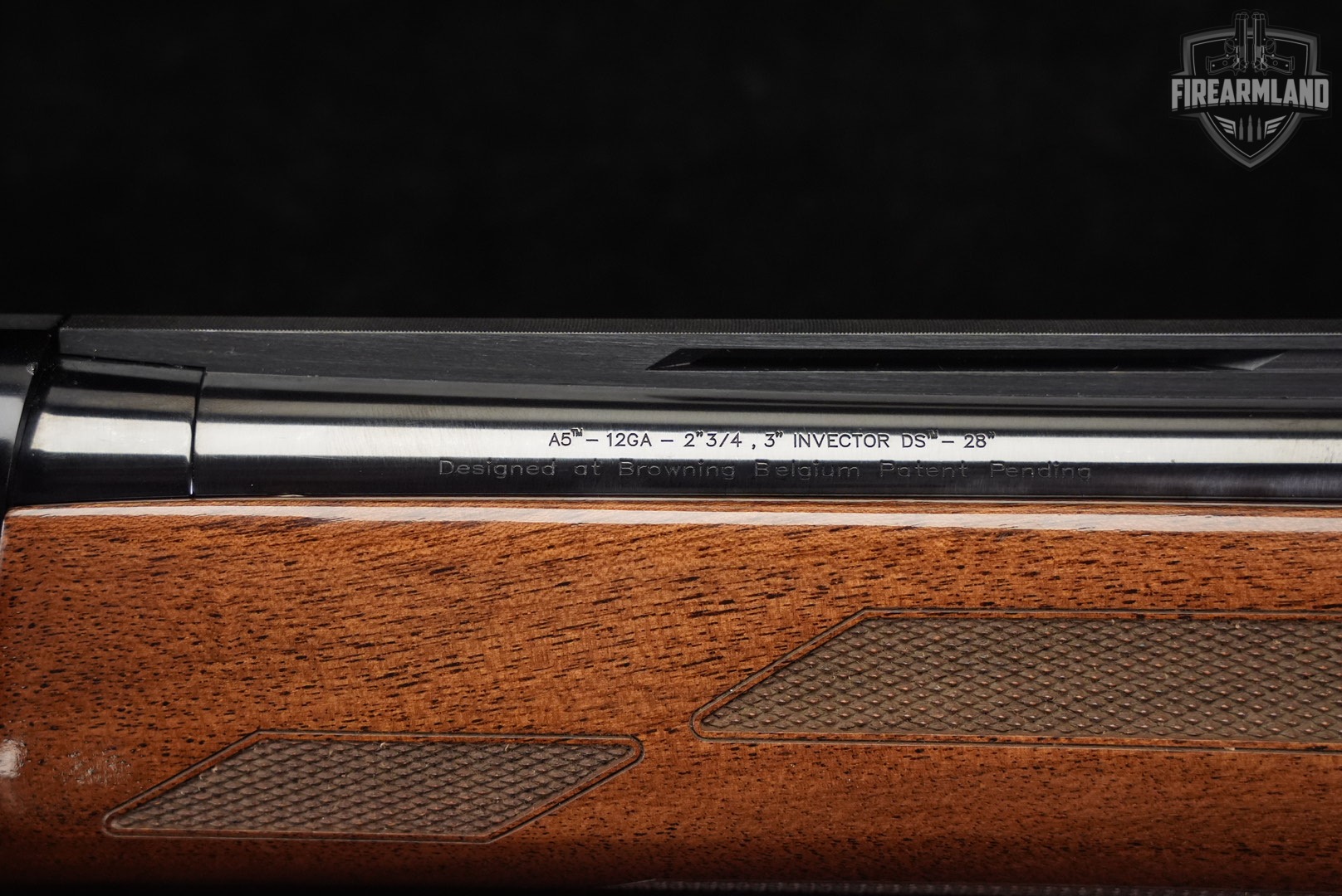 Browning A5 Hunter 12-Gauge 28" Black & Walnut A-5 VENT-RIB +ORIG CASE-img-19