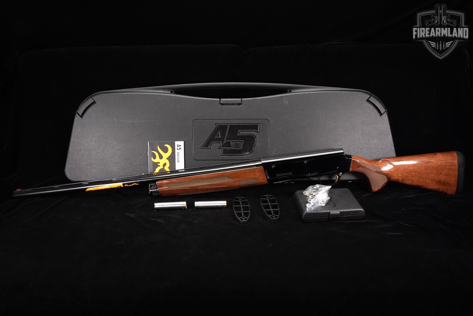 Browning A5 Hunter 12-Gauge 28" Black & Walnut A-5 VENT-RIB +ORIG CASE-img-2