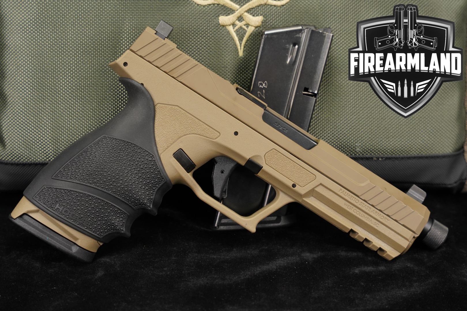 Palmetto State Armory (PSA) Rock 5.7 Full Size, Optics Ready, Threaded Barrel 5.7X28mm FDE in Very Good Condition Thumbnail