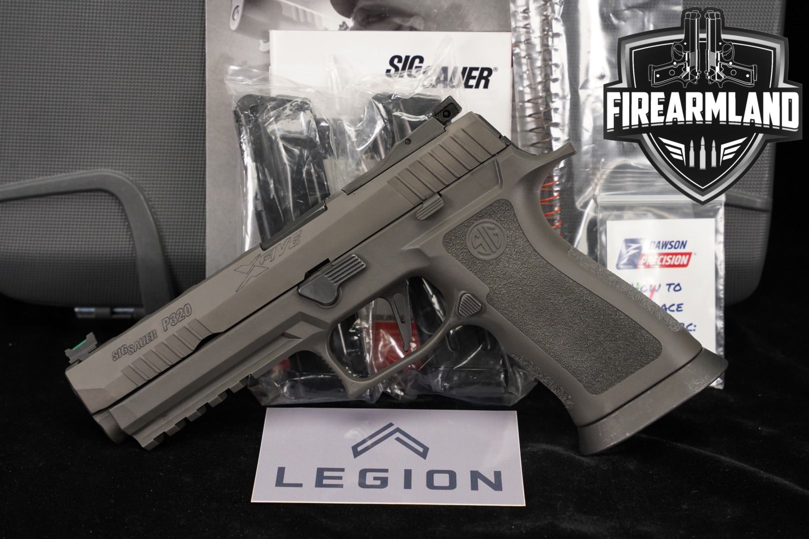 Sig Sauer P320 XFIVE Legion R2 9mm Luger Legion Gray in Very Good Condition Thumbnail