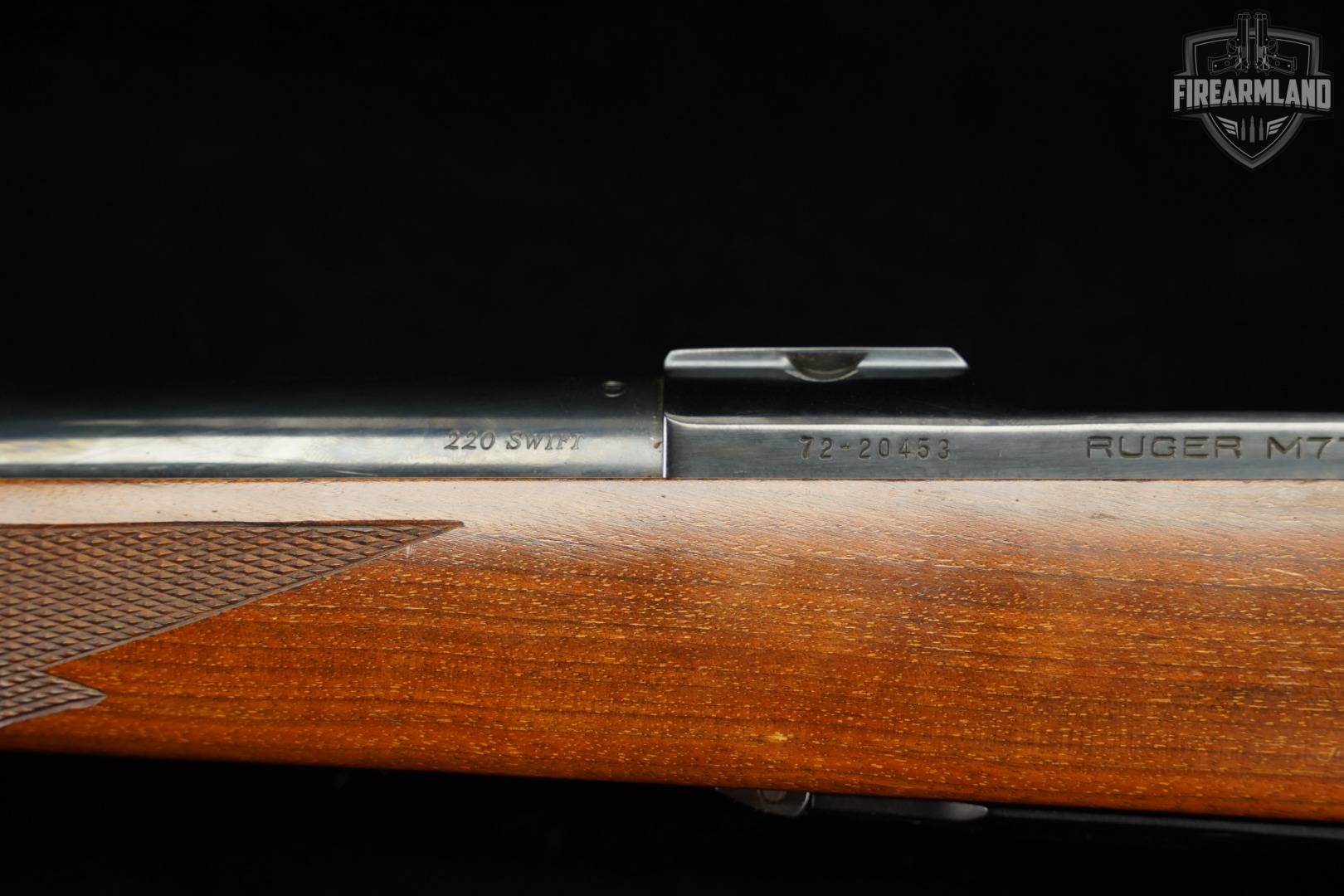 Ruger M77V Varmint; Tang Safety 220 Swift 26" Blued & Walnut M77-V M-77-img-18