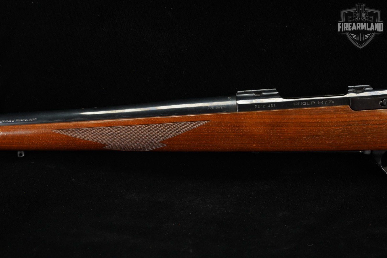 Ruger M77V Varmint; Tang Safety 220 Swift 26" Blued & Walnut M77-V M-77-img-8