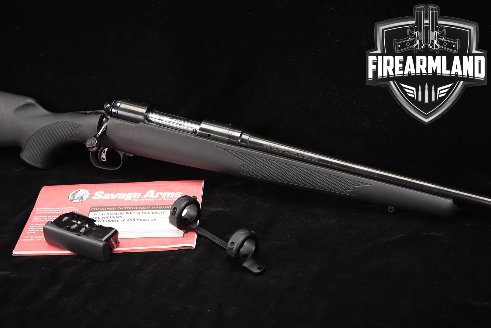 Savage Arms Model 11 308 Winchester 22" Blued & Synthetic M11 +2 MAGS-img-0