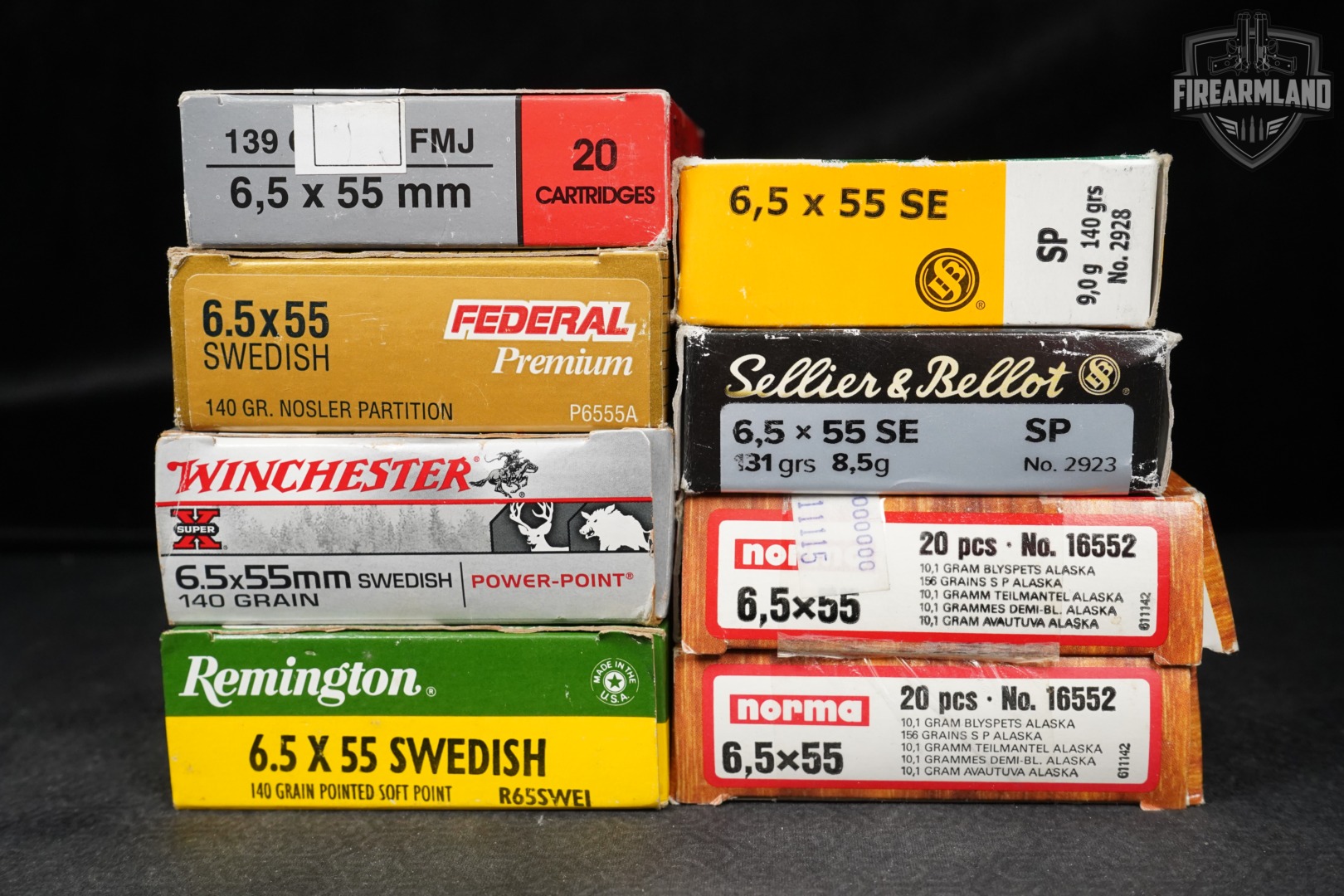 160 RDS! 6.5x55 Swedish Ammo Ammunition-img-2