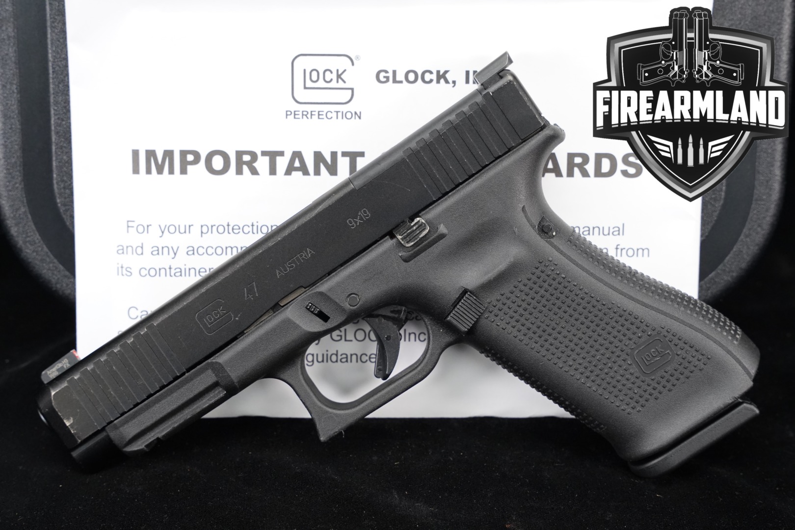 Glock G47 Gen5 MOS 9mm Luger Black in Good Condition Thumbnail