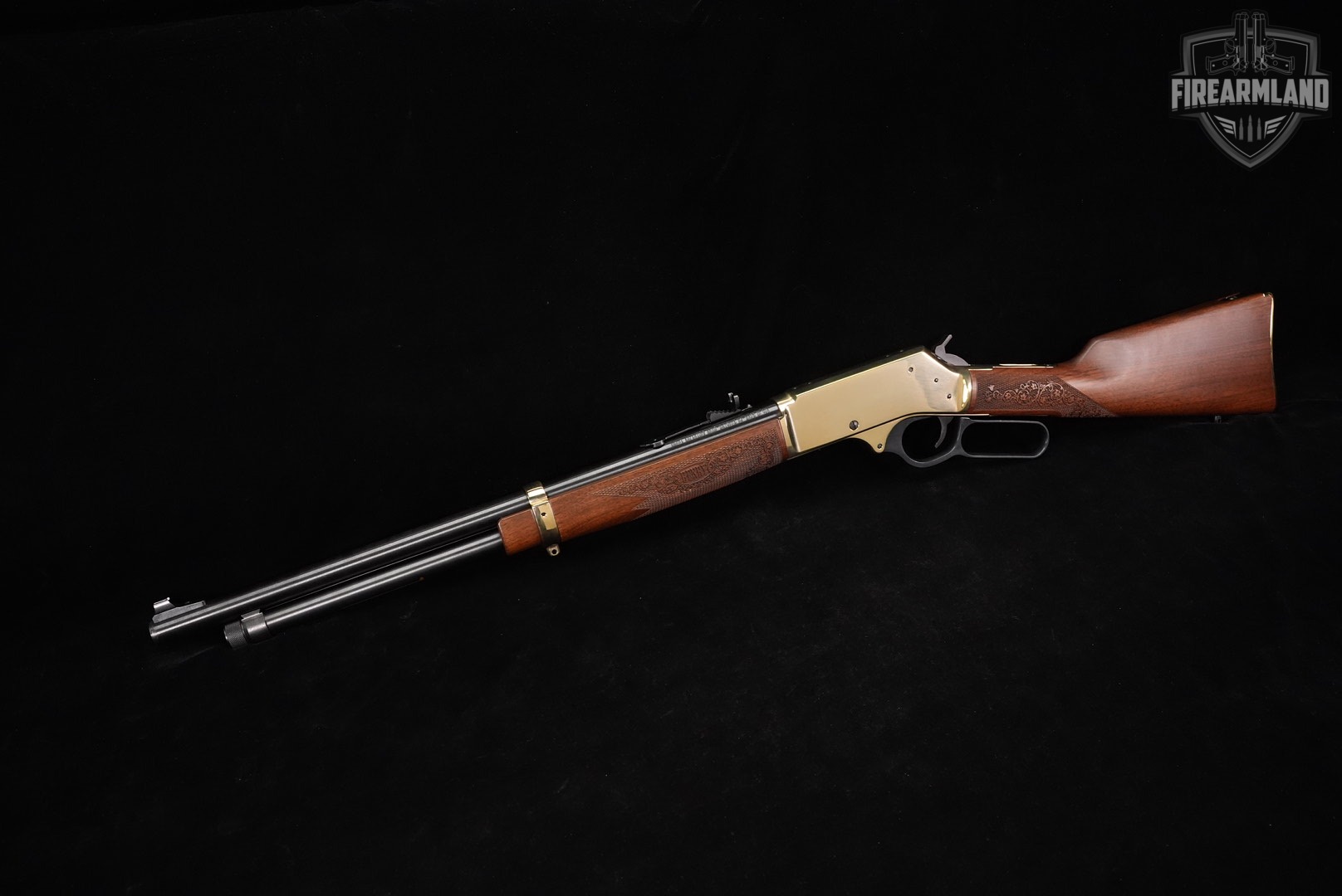 Henry H024-4570 Brass Side Gate Lever Action .45-70 19.8"-img-2