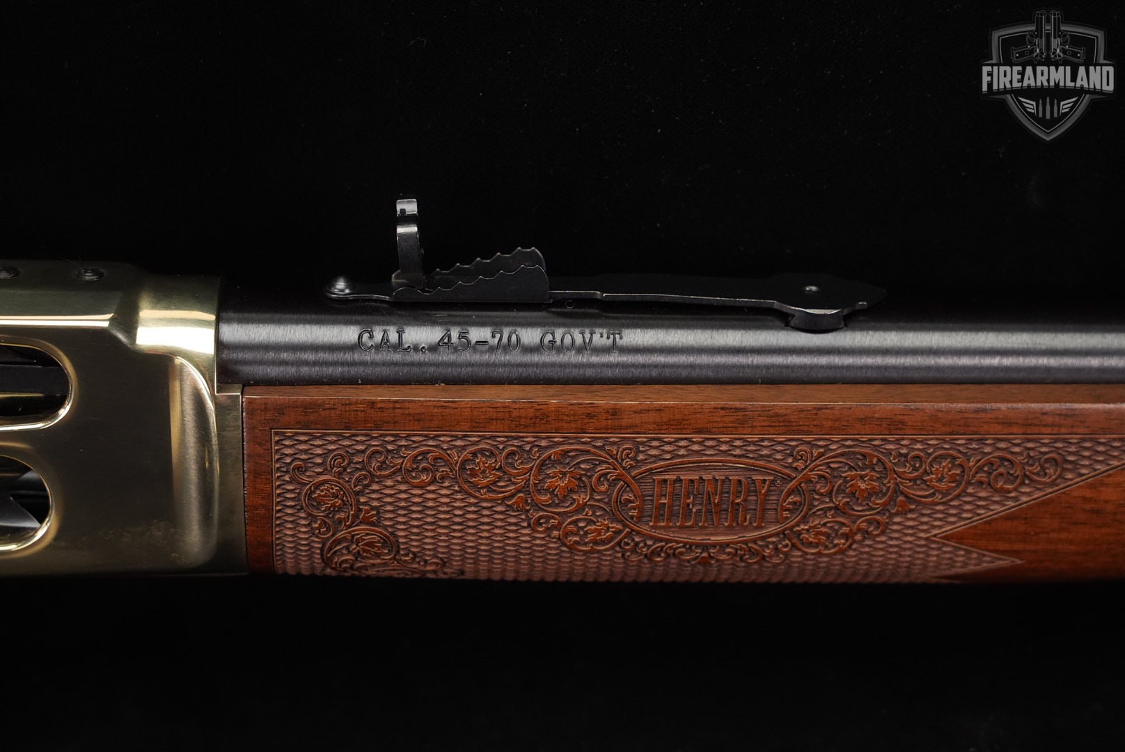 Henry H024-4570 Brass Side Gate Lever Action .45-70 19.8"-img-20