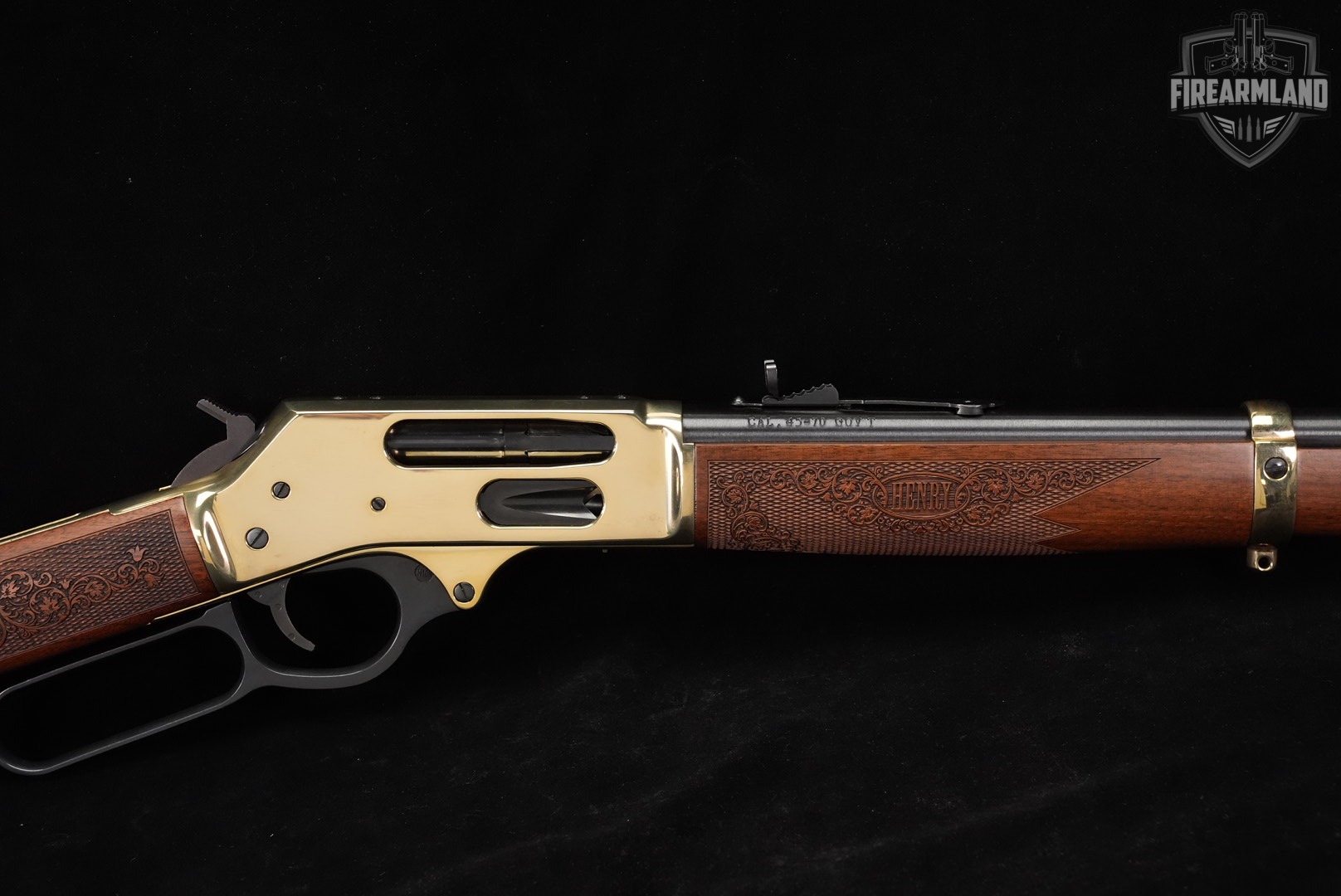 Henry H024-4570 Brass Side Gate Lever Action .45-70 19.8"-img-5