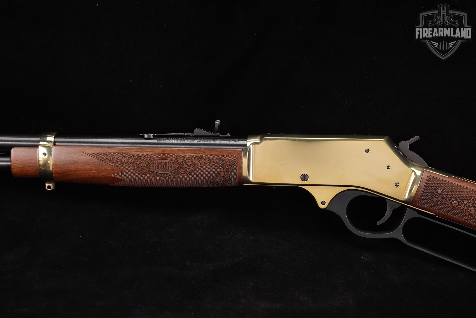 Henry H024-4570 Brass Side Gate Lever Action .45-70 19.8"-img-9