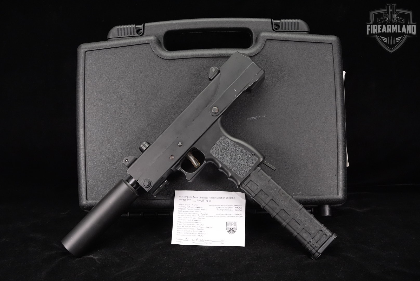 MasterPiece Arms MPA30T Defender 9mm MPA-30T FAUX SUPPRESSOR +ORIG CASE-img-2