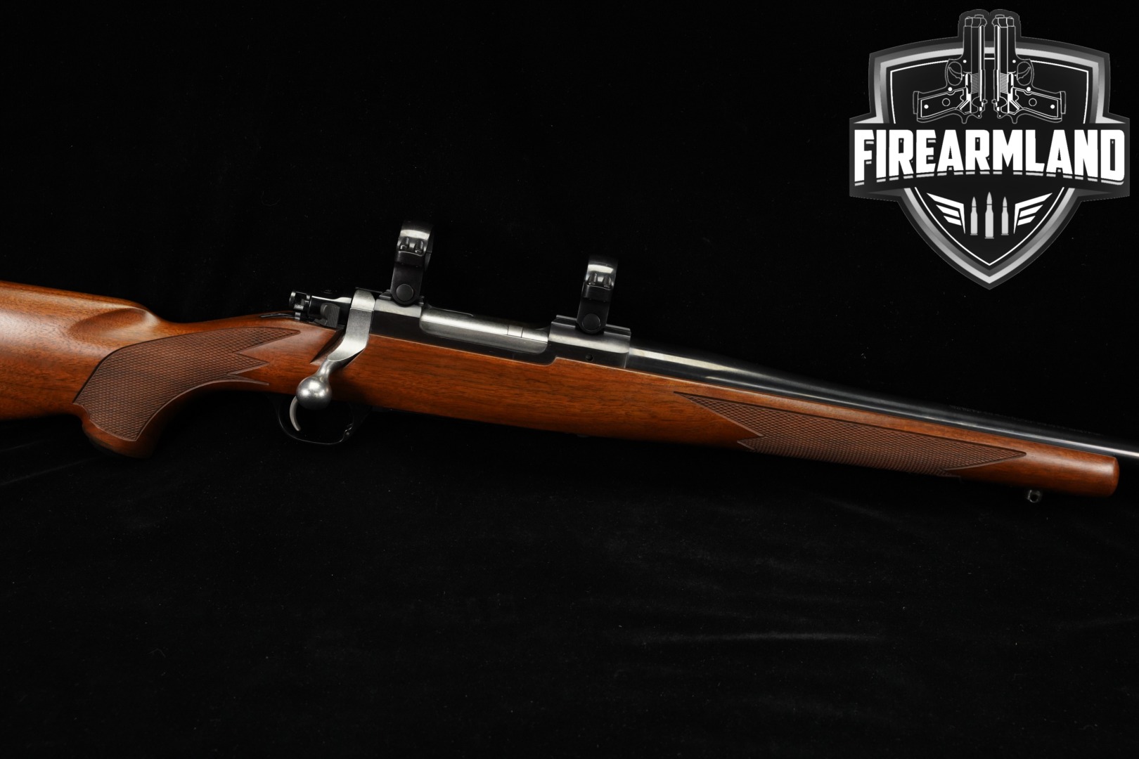 Ruger M77 Hawkeye Standard 6.5 Creedmoor Blued & Walnut M-77 +SCOPE RINGS-img-0