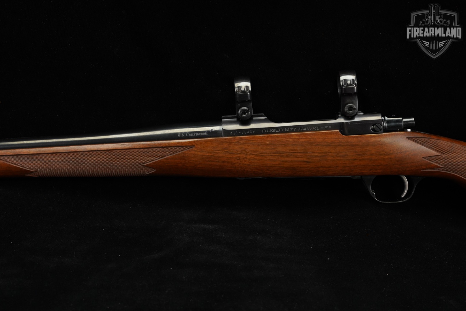 Ruger M77 Hawkeye Standard 6.5 Creedmoor Blued & Walnut M-77 +SCOPE RINGS-img-8