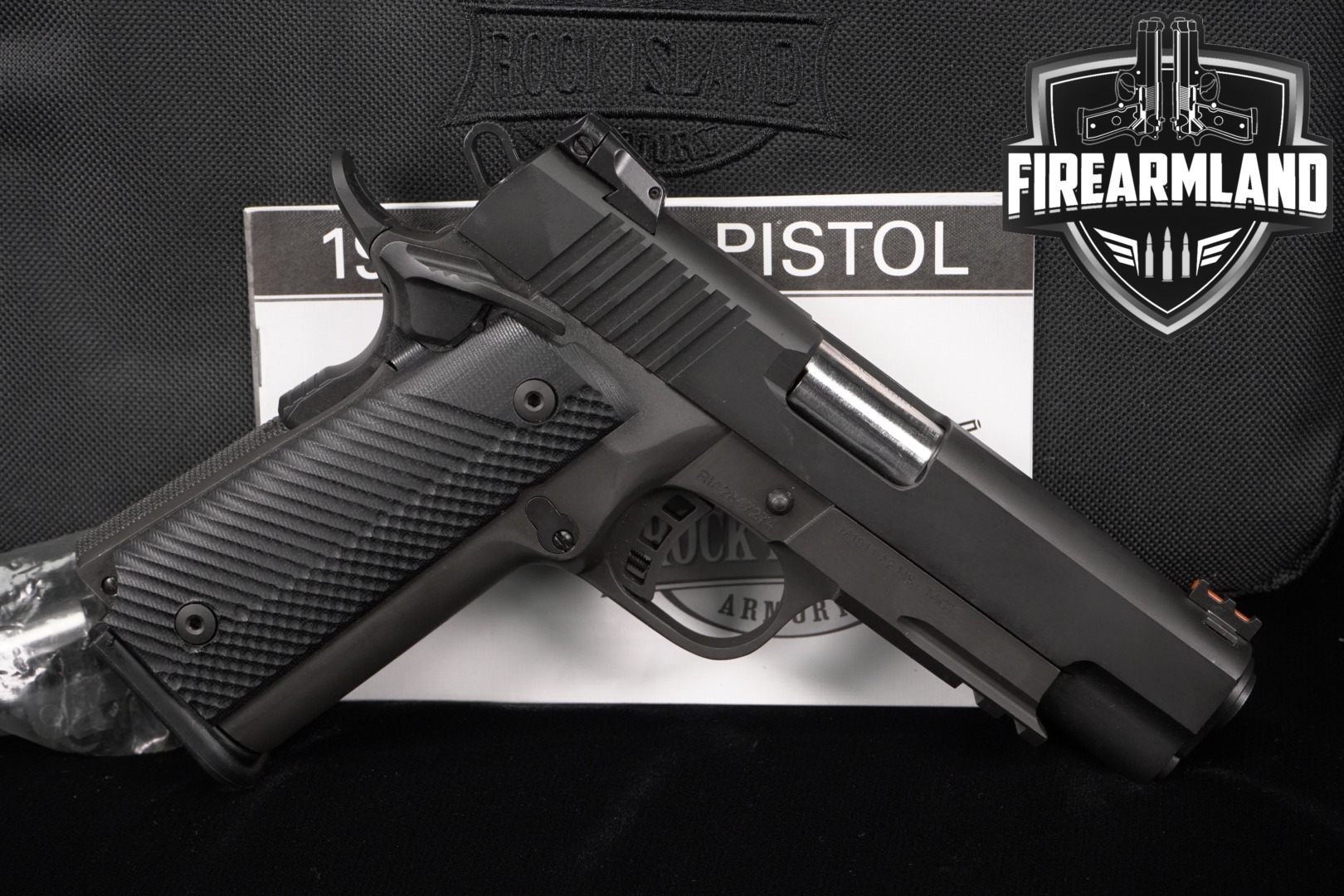 Rock Island Armory (RIA) TAC Ultra MS HC 9mm/.22 TCM9R Combo 9mm Luger Parkerized in Very Good Condition Thumbnail