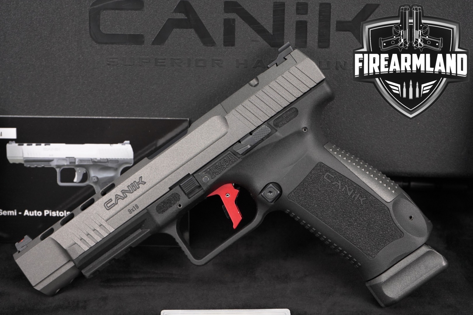 Canik TP9 SFx 9mm Luger Two-Tone Gray in Excellent Condition Thumbnail