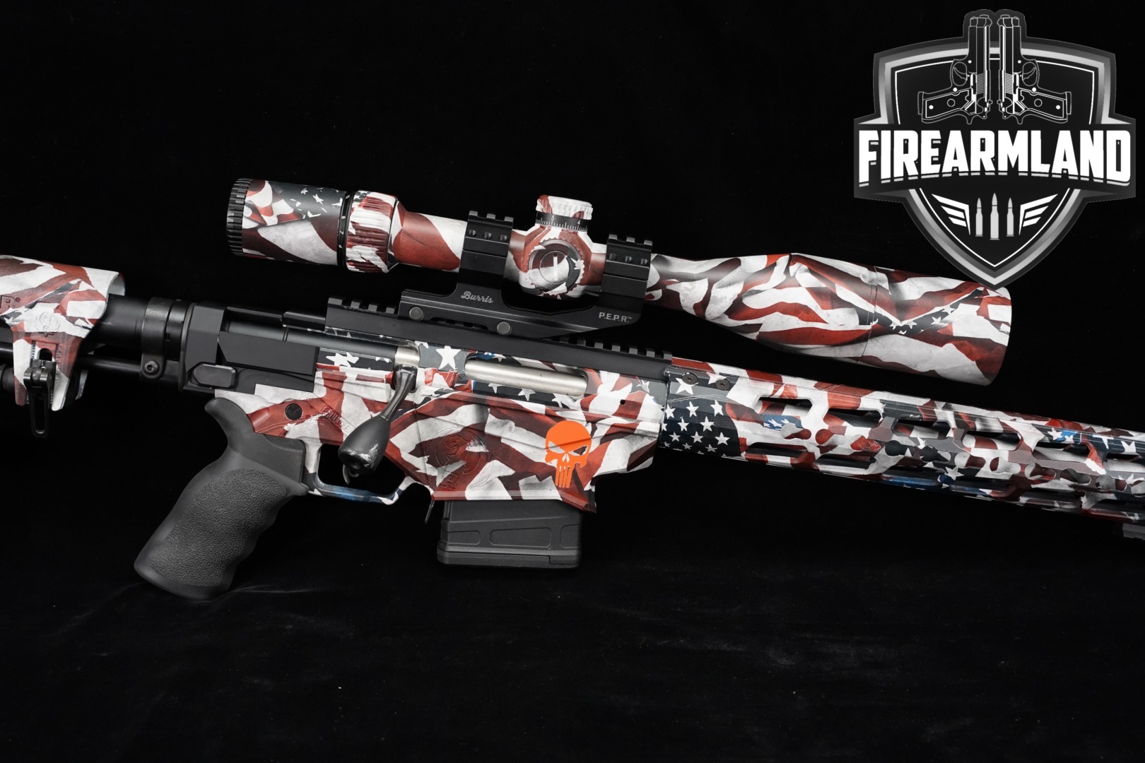 2016 Sturm Ruger Ruger Precision Rifle Gen 2 6.5 Creedmoor U.S. Flag in Good Condition Thumbnail