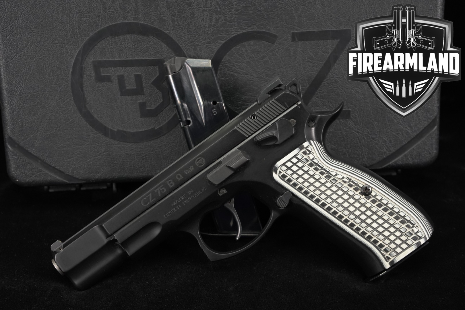 CZ CZ 75 B Ω 9mm Luger Black in Very Good Condition Thumbnail