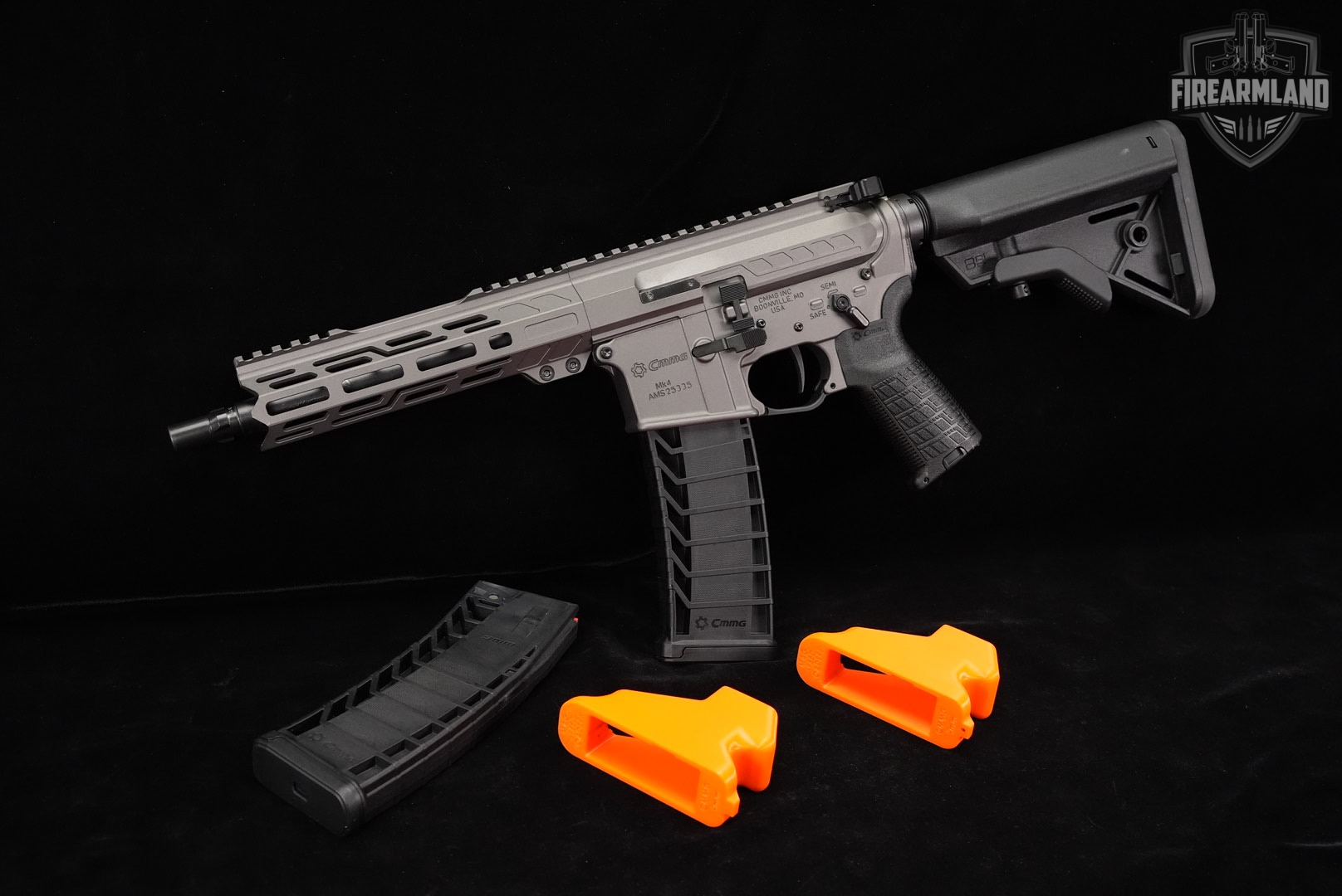 SBR CMMG BANSHEE Mk4 9mm AR-15 AR15 8.5" Grey & Black +2 MAGS-img-2