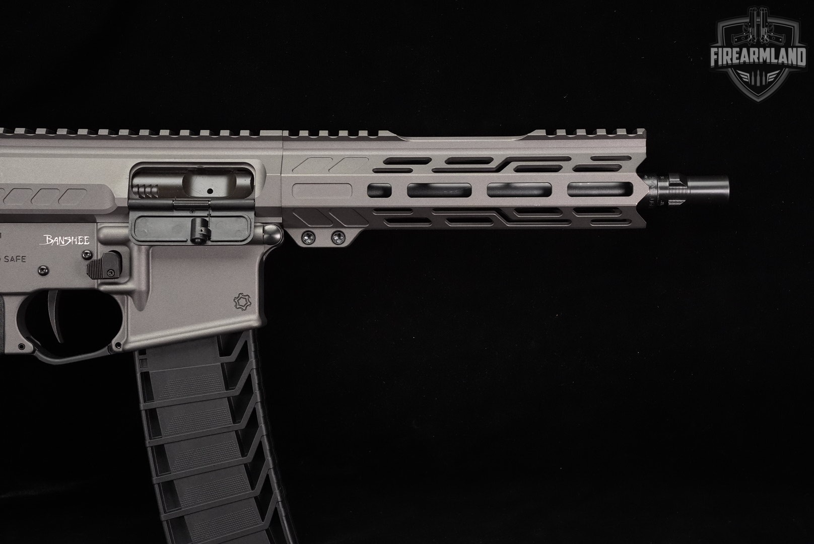 SBR CMMG BANSHEE Mk4 9mm AR-15 AR15 8.5" Grey & Black +2 MAGS-img-5