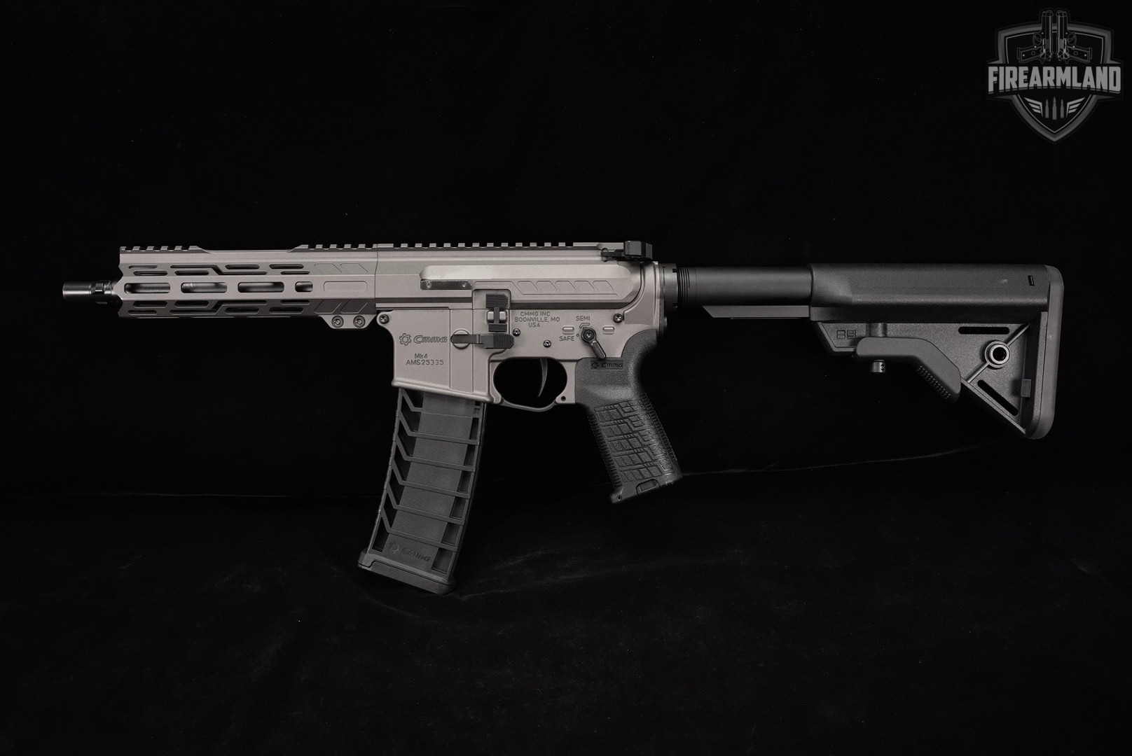 SBR CMMG BANSHEE Mk4 9mm AR-15 AR15 8.5" Grey & Black +2 MAGS-img-6