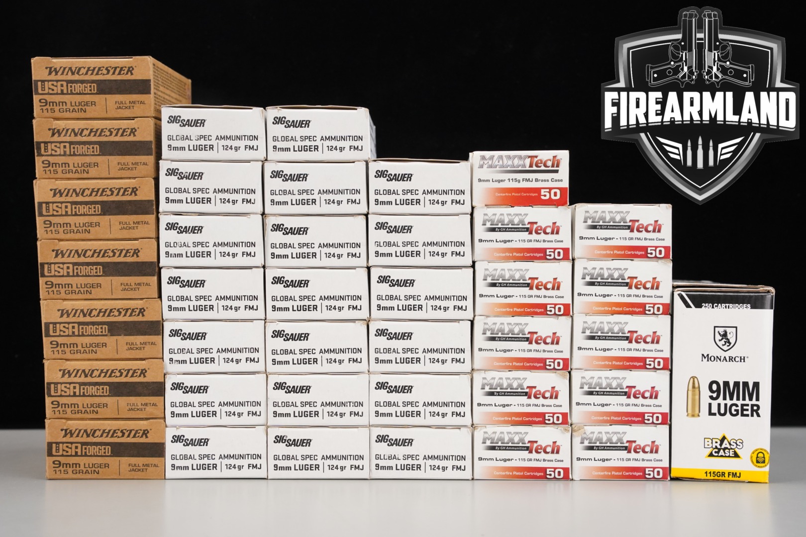 Multiple Manufacturers 9MM AMMO 9mm Luger in New - Old Stock Condition Thumbnail