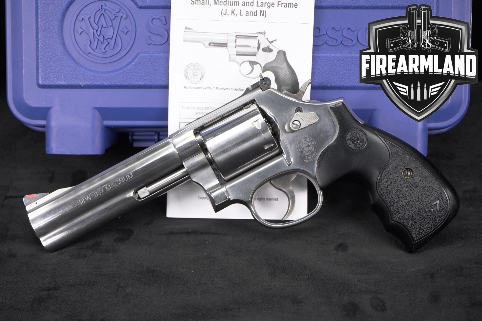 Smith & Wesson (S&W) Model 686-6 Plus .357 Mag. Satin Stainless in Very Good Condition Thumbnail