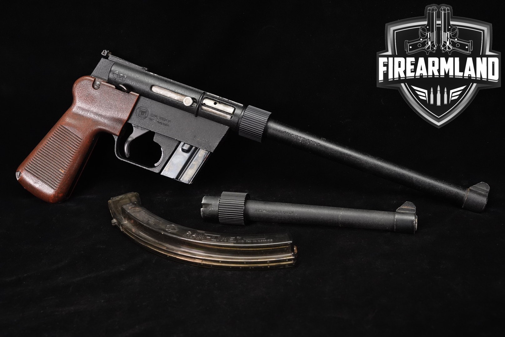 Charter Arms Explorer II 22LR 10" AR 7 +2 MAGS, SPARE BARREL-img-0