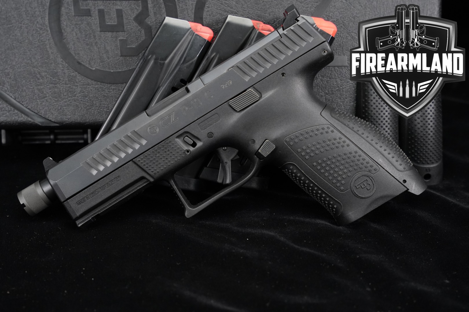 CZ P-10 C OR SR (Optics-Ready, Suppressor-Ready) 9mm Luger Black in Excellent Condition Thumbnail