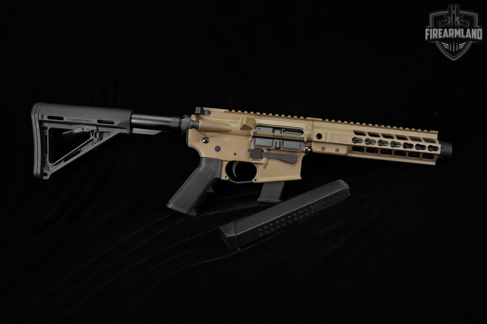 SBR Brigade Manufacturing BM-F-9 9mm AR9 AR FDE F9 +2 MAGS-img-2