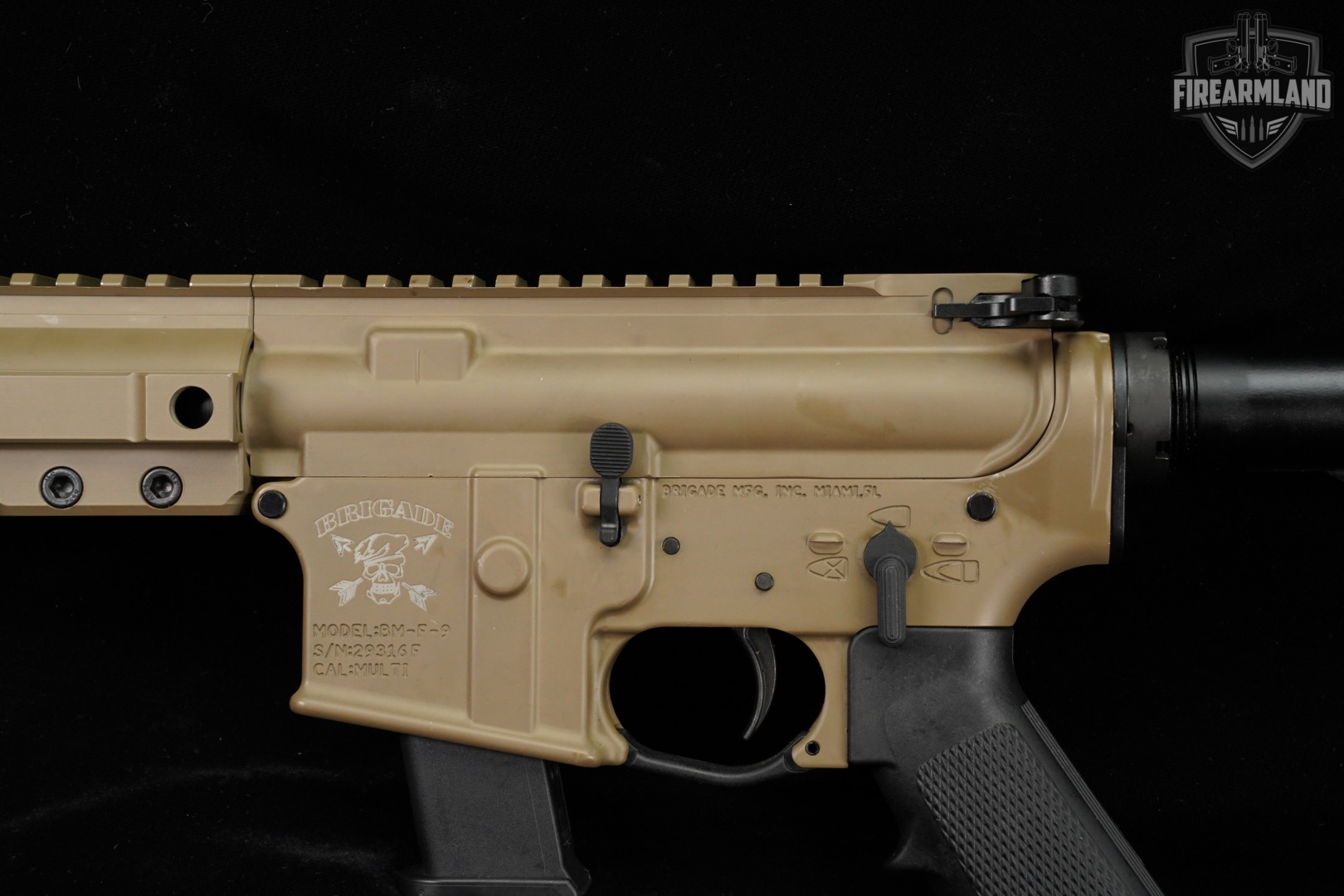 SBR Brigade Manufacturing BM-F-9 9mm AR9 AR FDE F9 +2 MAGS-img-8