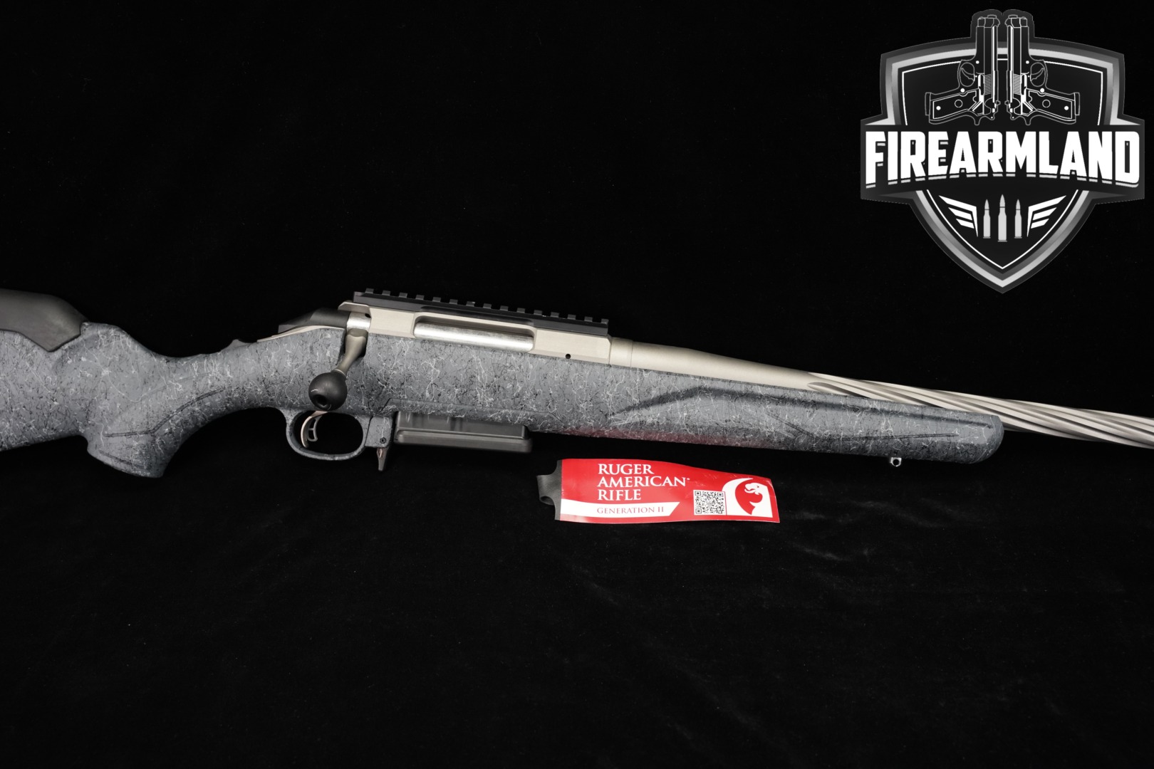 2024 Sturm Ruger American Rifle Generation II Standard .308 Win. Gunmetal Gray & Gray Splatter in Excellent Condition Thumbnail