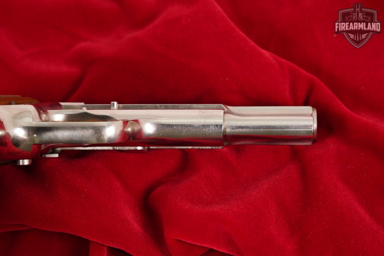 1981 Browning Hi-Power 9mm 4.65" Bright Nickel BHP HiPower Gold Trigger-img-6