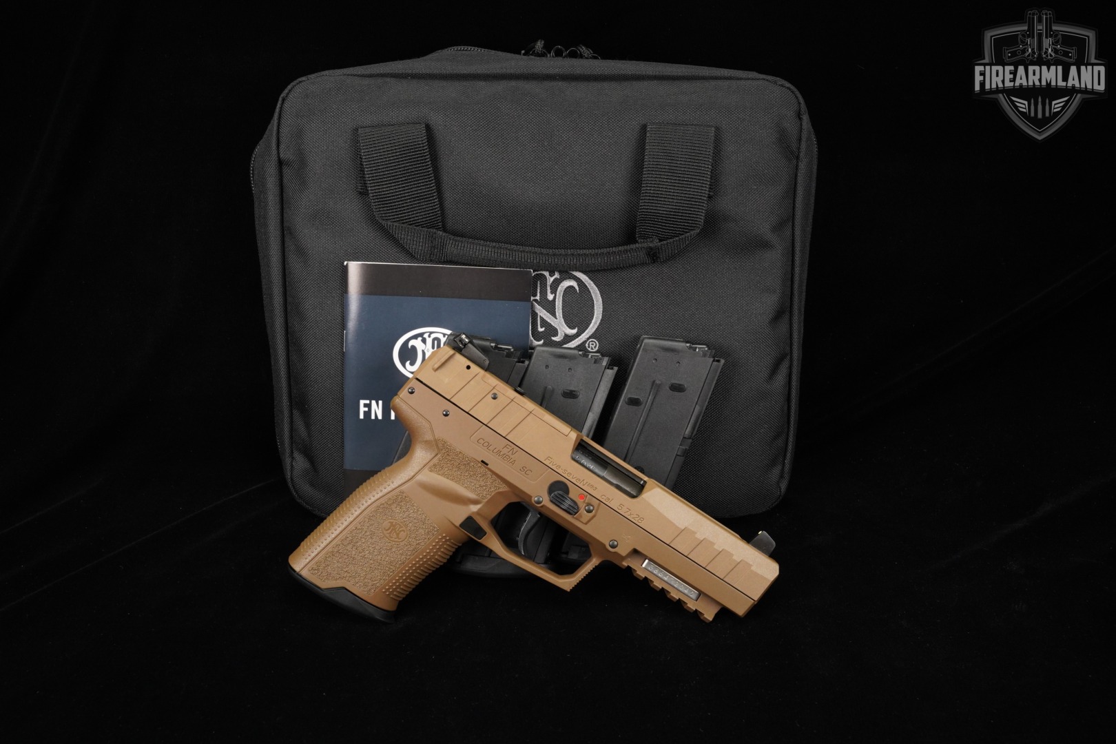 FN Five-seveN Mk3 MRD 5.7x28 4.8" FDE FiveseveN 57 MK 3 +4 MAGS & ORIG CASE-img-2