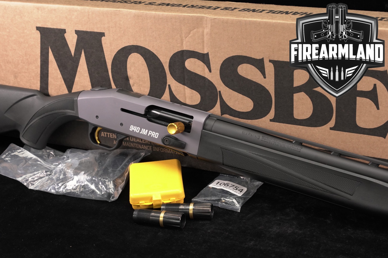 Mossberg 940 JM Pro 12-Gauge OR 24" Tungsten Gray M940 VENT-RIB +ORIG BOX-img-0