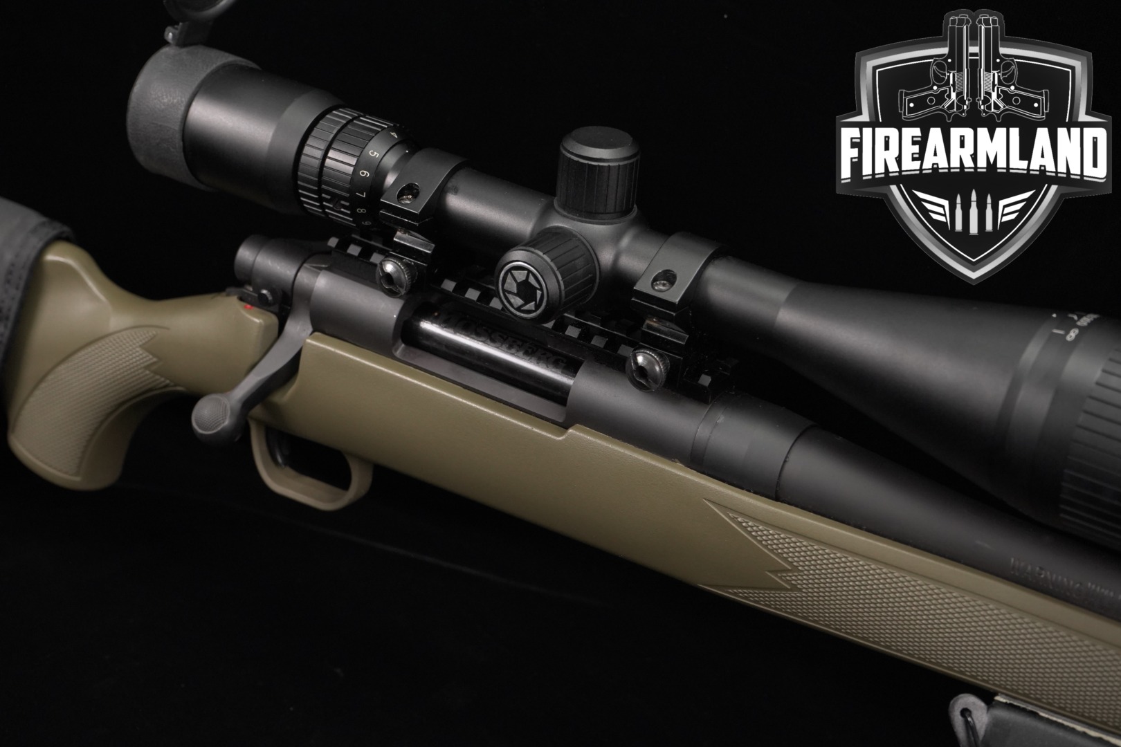 Mossberg 100 ATR .308 Win. Black & OD Green in Very Good Condition Thumbnail