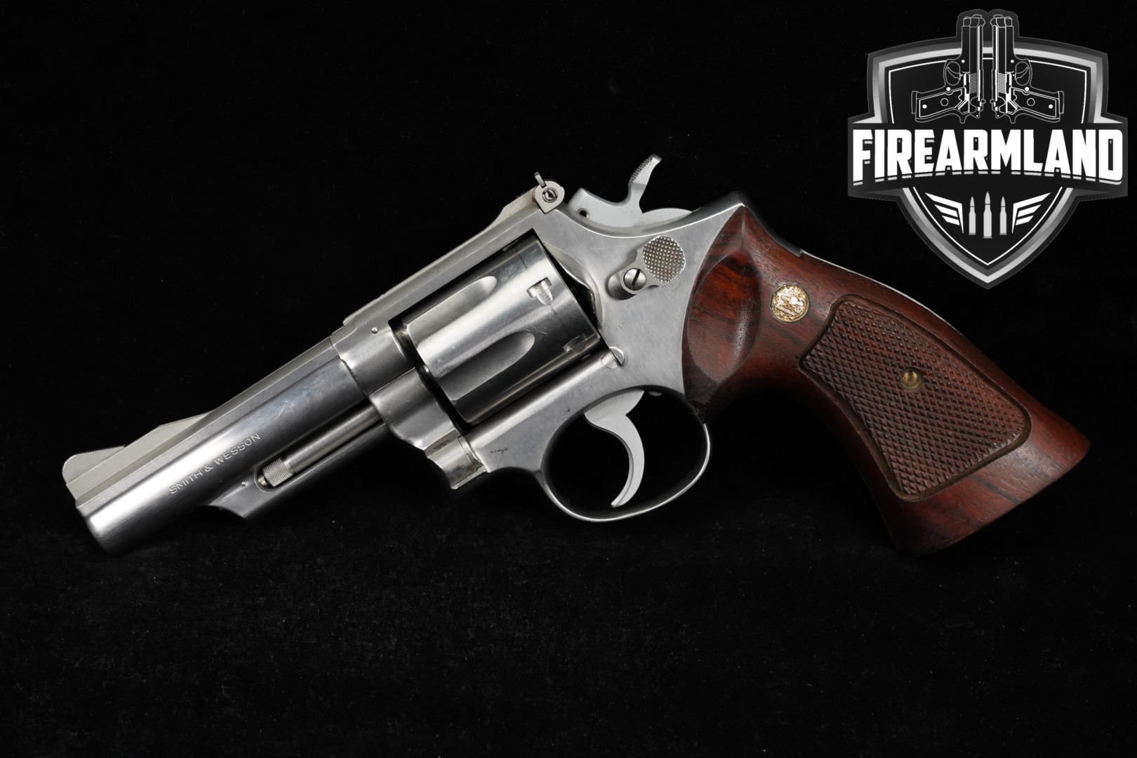 1972 Smith & Wesson (S&W) Model 66 No Dash .357 Mag. Satin Stainless in Good Condition Thumbnail