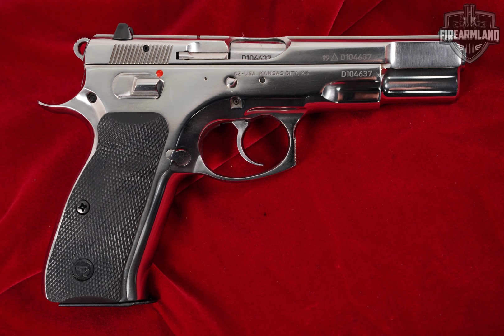 CZ 75 B Stainless, High-Polish 9mm 4.6" CZ75B 75B CZ75 +2 MAGS & ORIG CASE-img-4