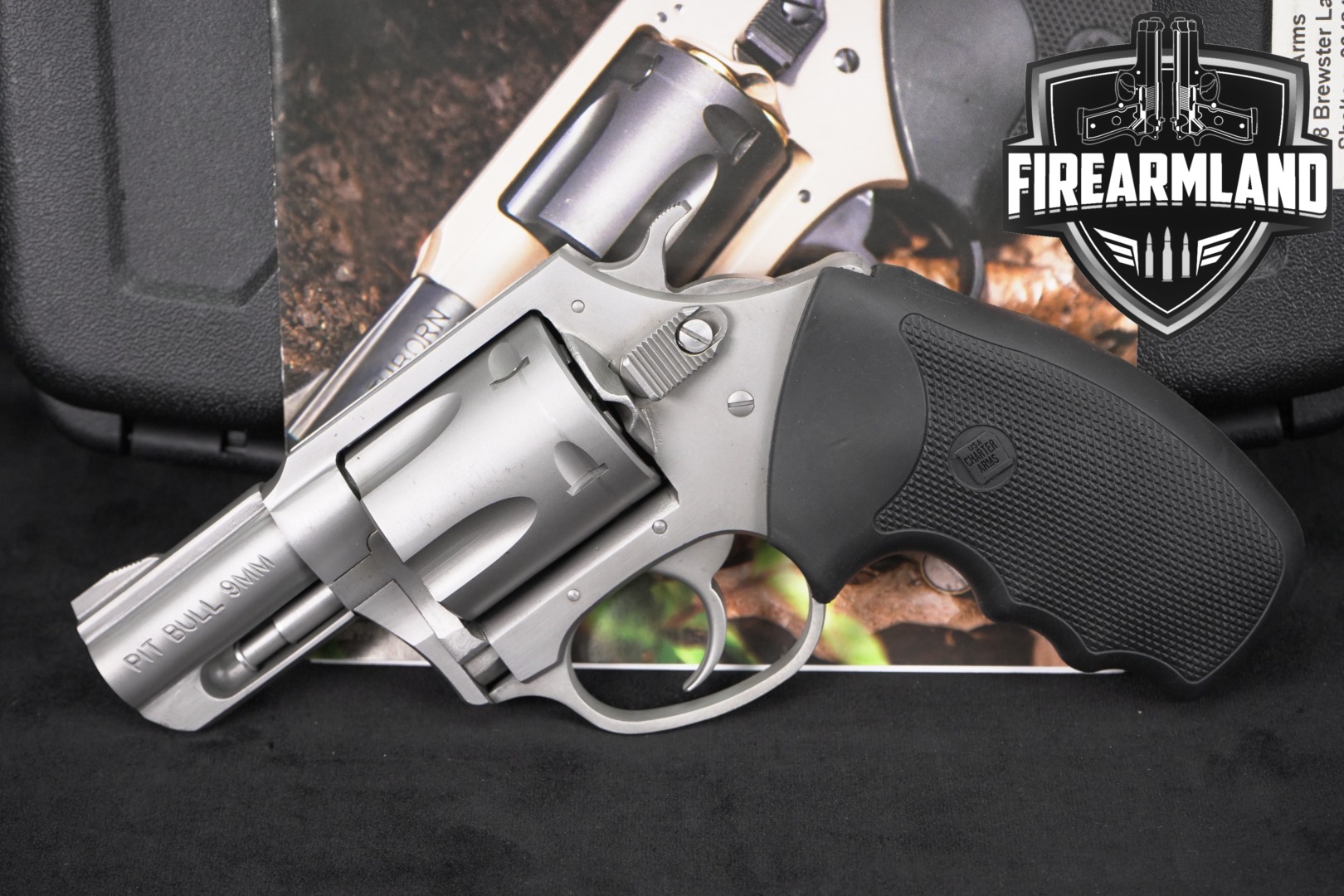 Charter Arms Pitbull 9mm Luger 9mm Luger Stainless in Good Condition Thumbnail