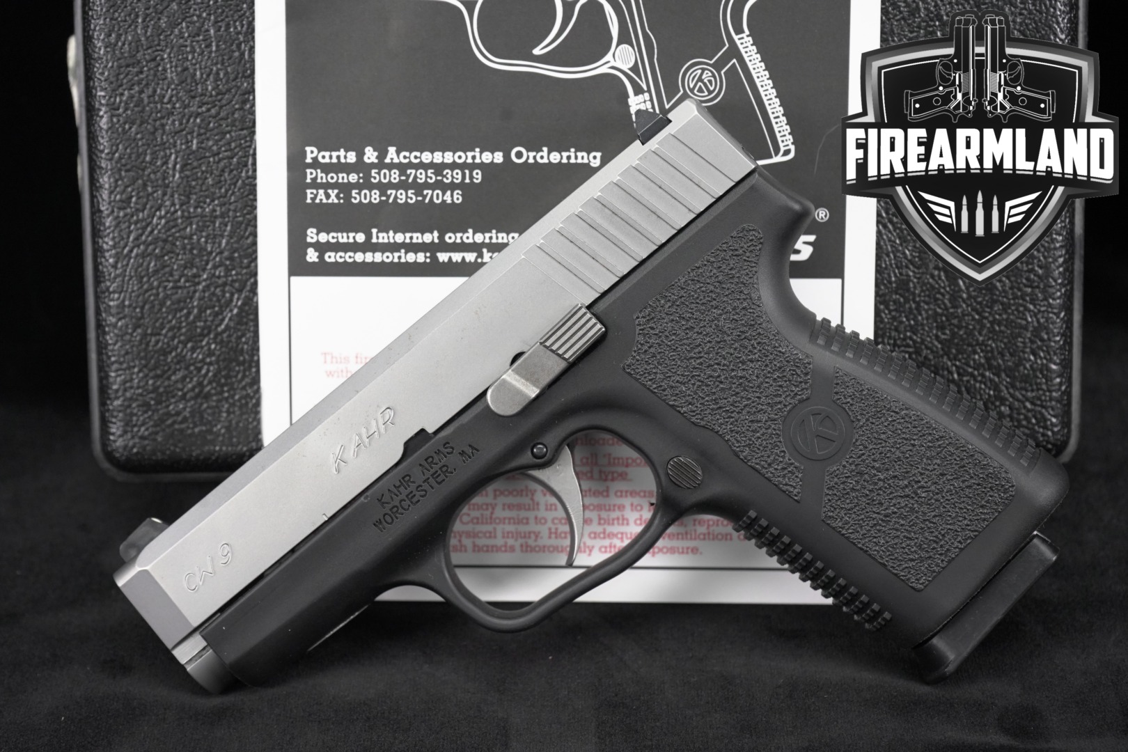 Kahr Arms CW9 9mm Luger Two-Tone Stainless in Very Good Condition Thumbnail