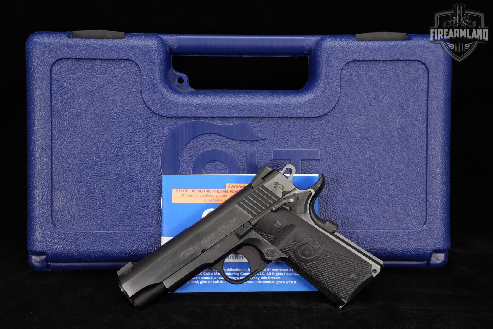Colt Combat Elite Commander, Series 80 9mm 1911 4.25" +ORIG CASE-img-2