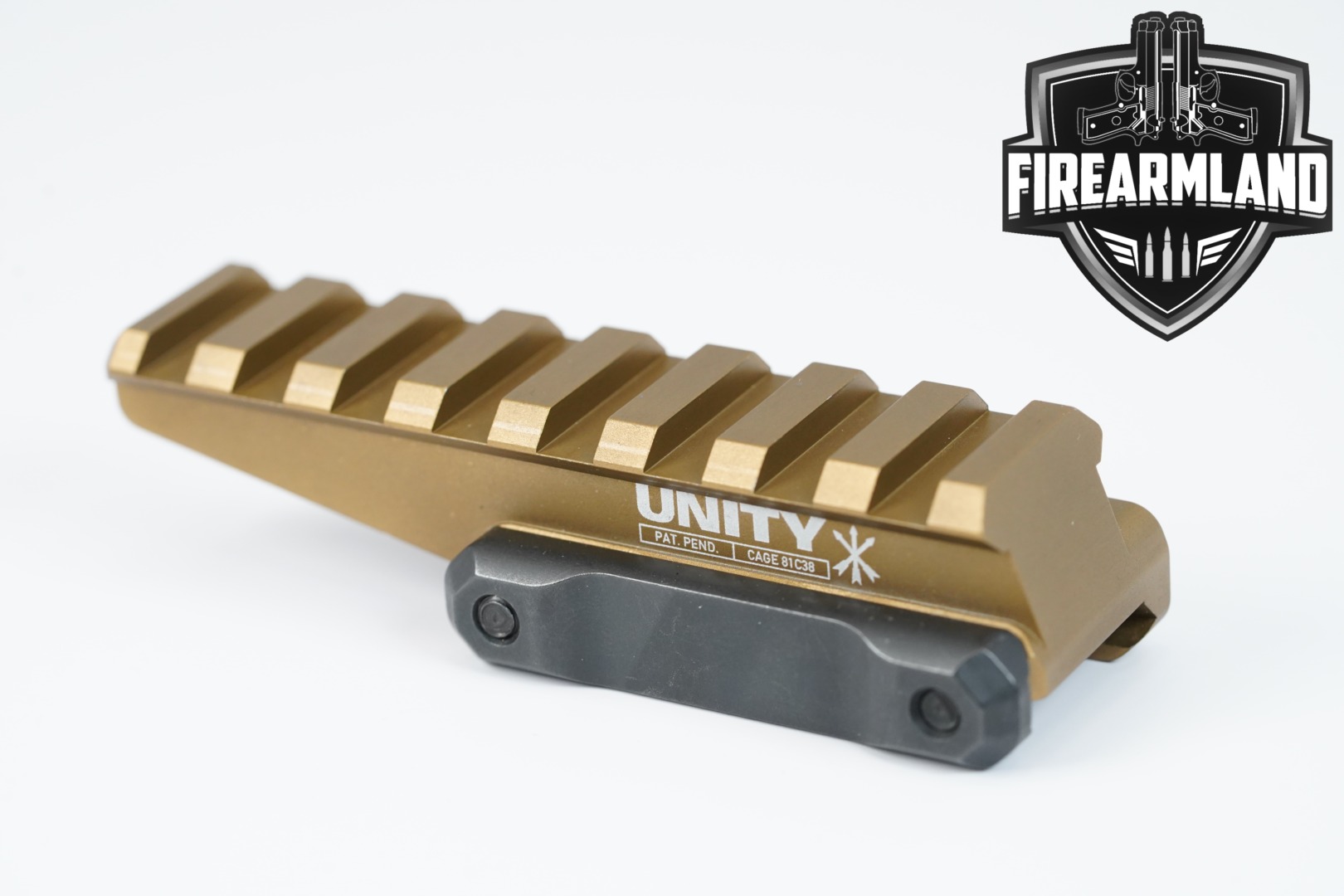 Unity Tactical FAST Absolute Riser FDE Tall Optic Mount in Excellent Condition Thumbnail