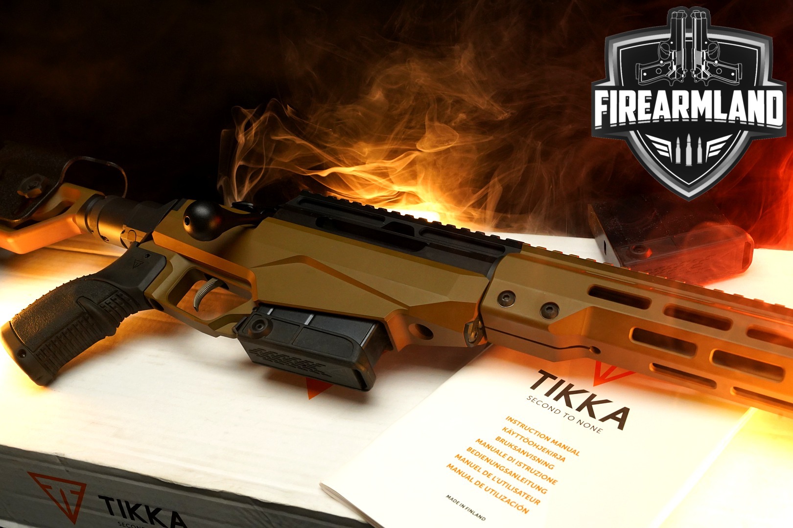Tikka T3x TAC A1 6.5 Creedmoor Black & Tan in Excellent Condition Thumbnail