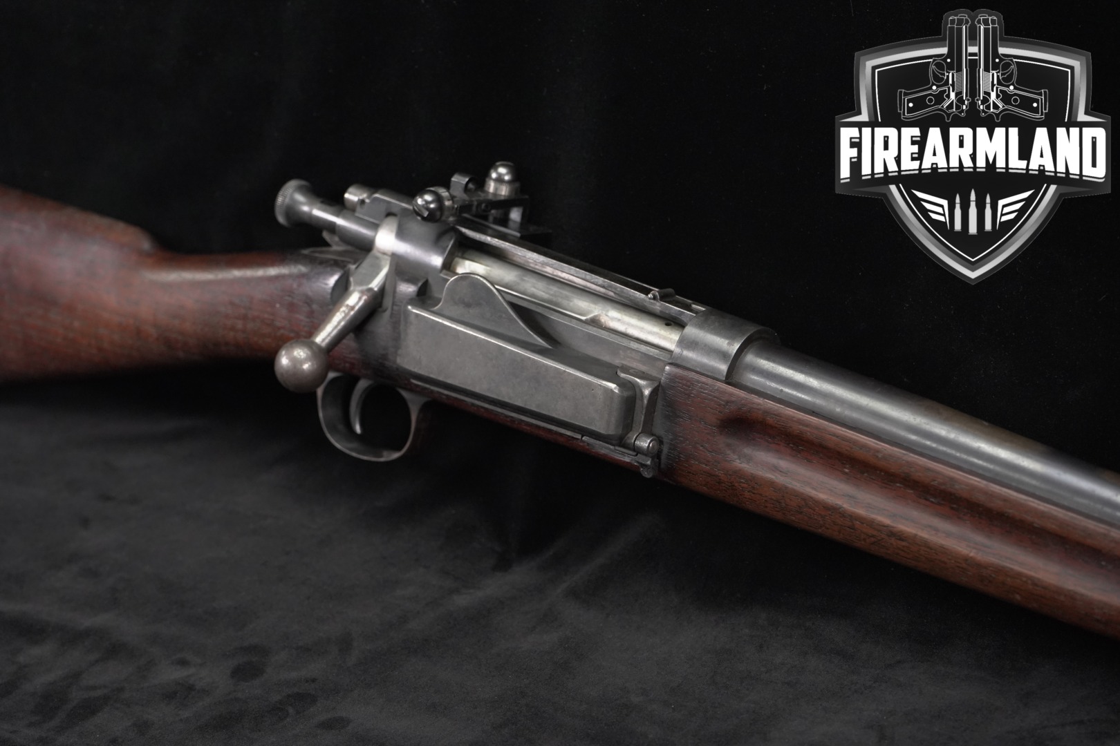 1897 Springfield Armory Krag-Jorgensen Model 1896 .30-40 Krag Blued & Walnut in Fair Condition Thumbnail