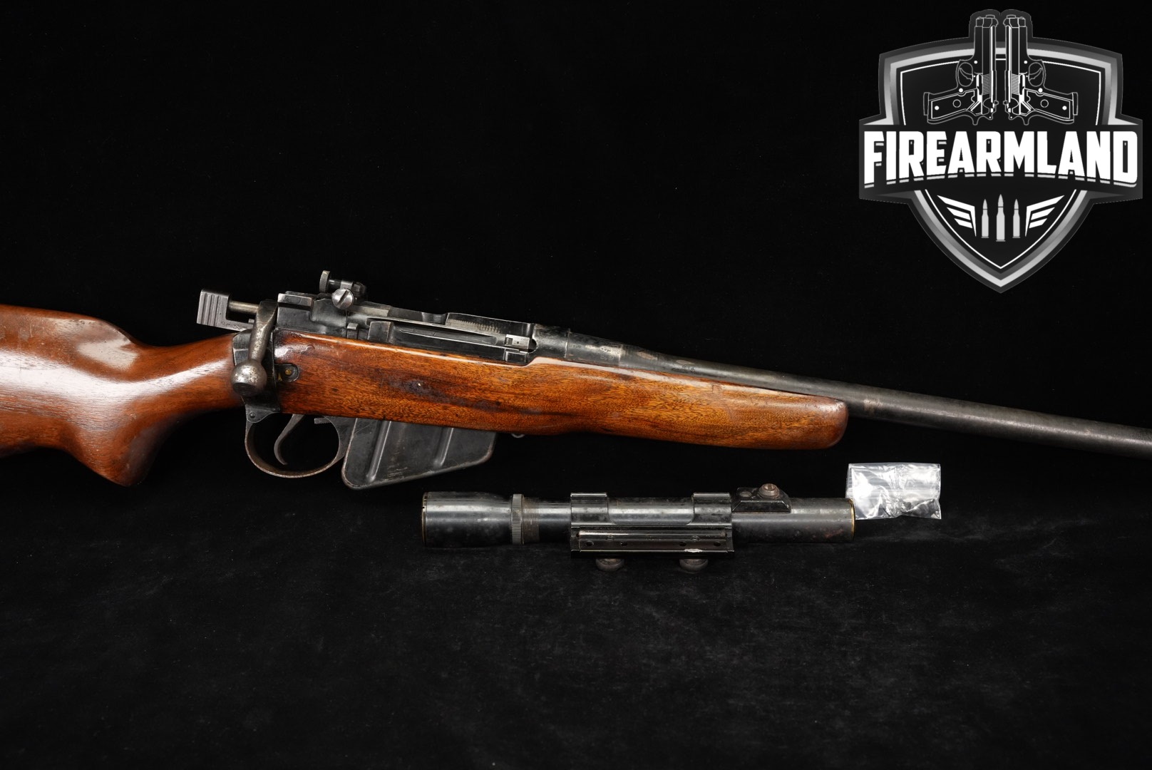 ROF Fazakerley Lee-Enfield No 4 Mk I 303 British 21.5" Blued & Wood +SCOPE-img-0