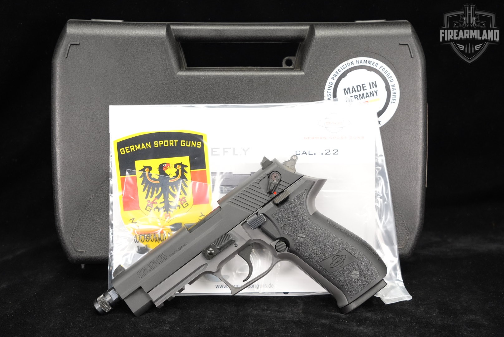 German Sport Guns FireFly 22LR 4" GSG MOSQUITO THREADED DA/SA +ORIG CASE-img-2
