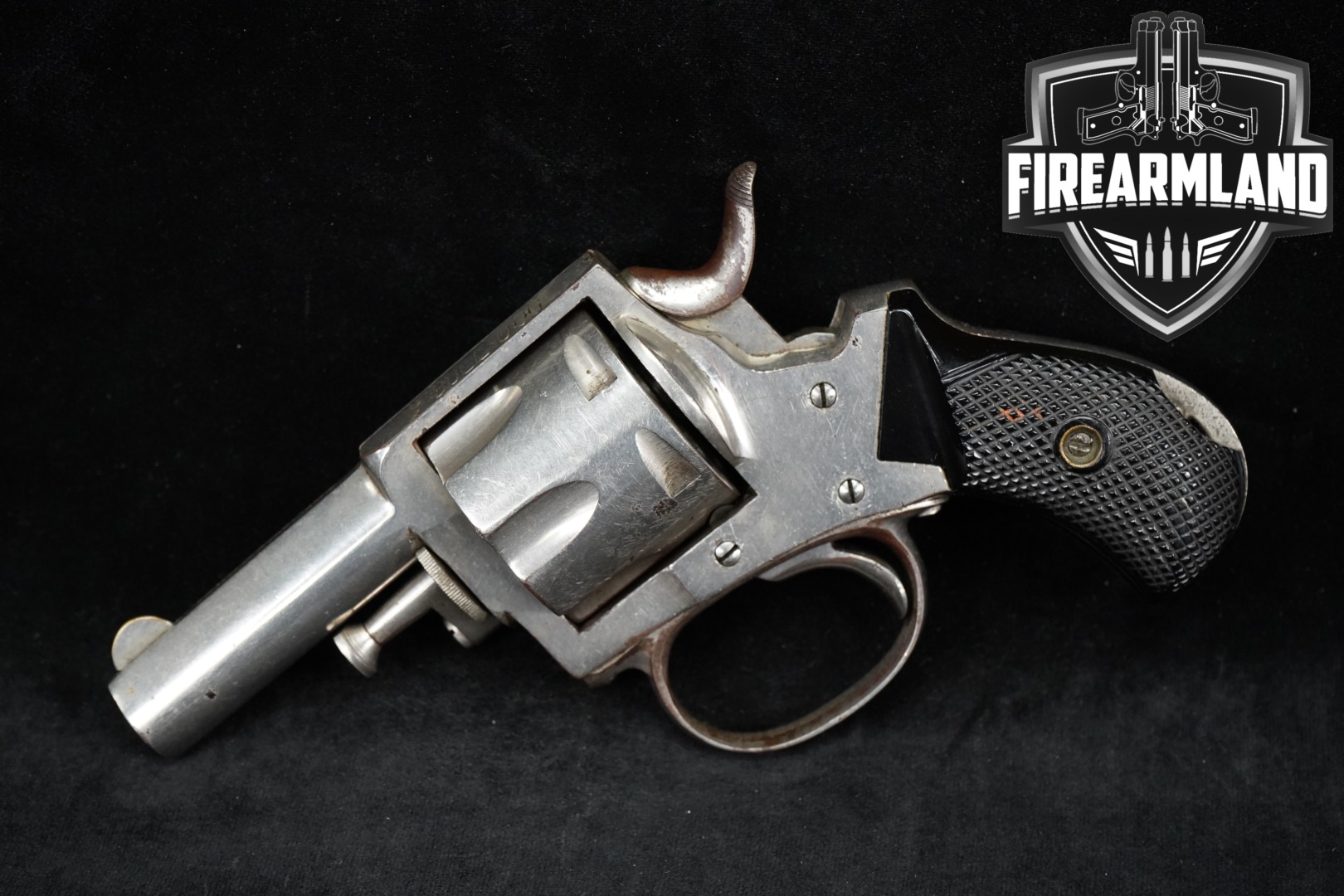 Forehand & Wadsworth British Bull-Dog .38 S&W Bright Nickel in Poor Condition Thumbnail