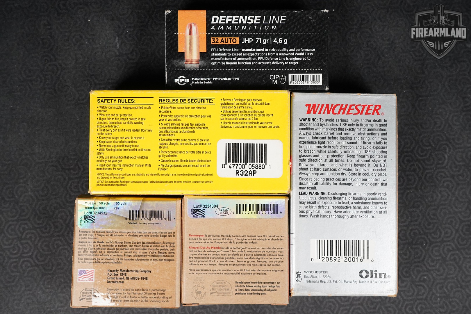 500 RDS! 32 ACP Ammo 32ACP Ammunition-img-3