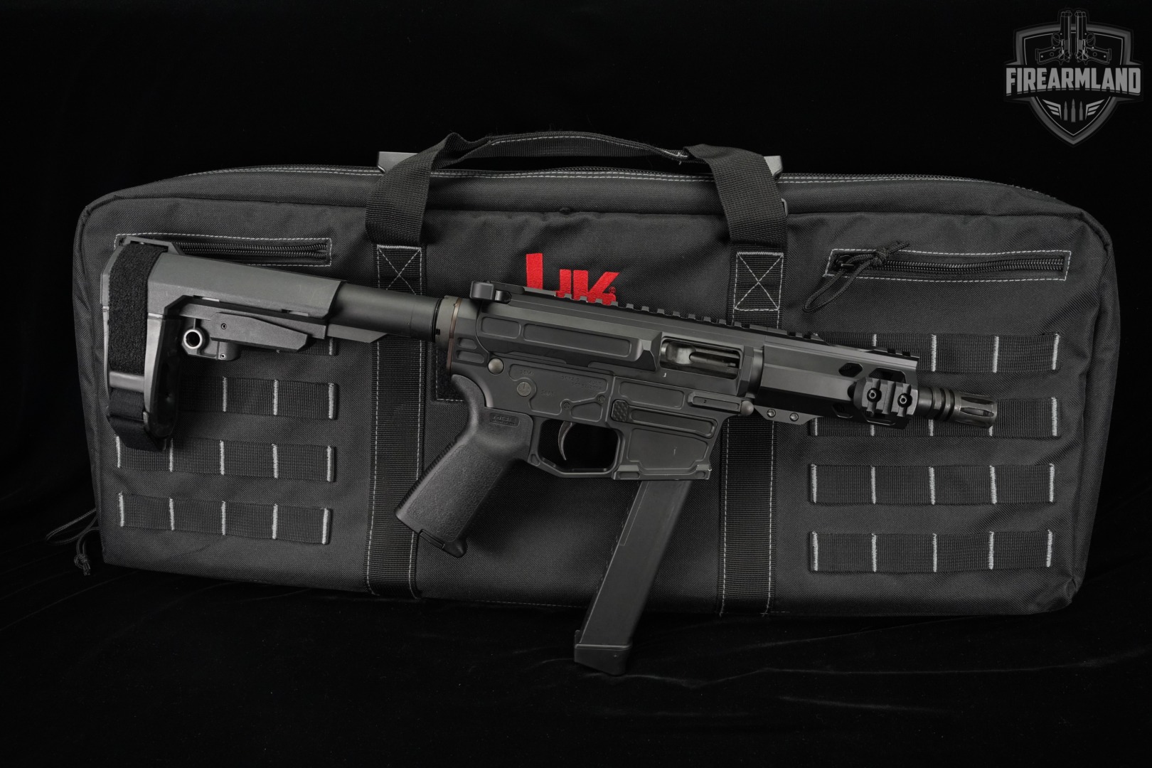 Shark Coast Customs SCT2-9 Midnight 9mm AR9 AR SCT-2 BRACE +ORIG CASE-img-2