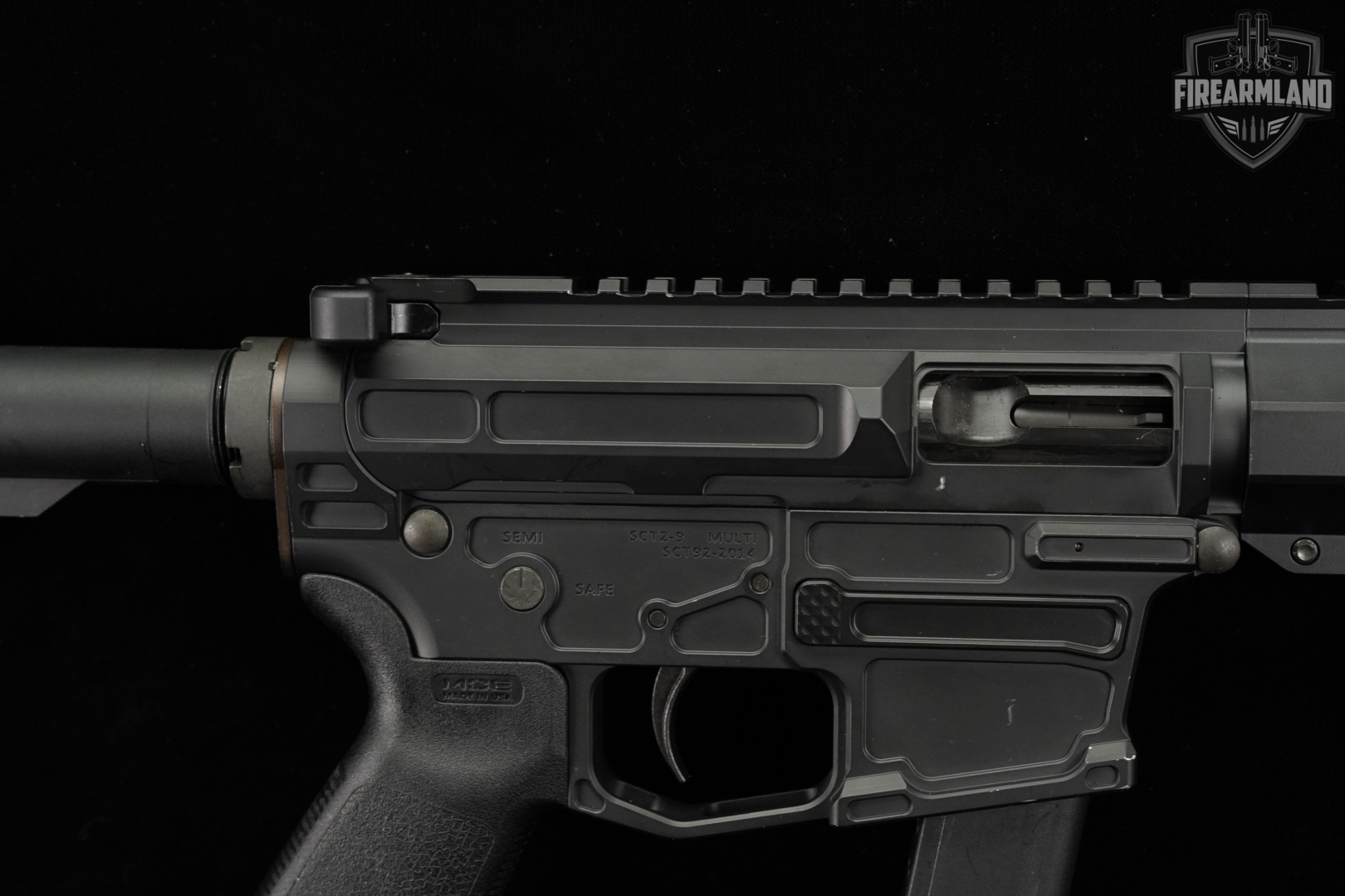Shark Coast Customs SCT2-9 Midnight 9mm AR9 AR SCT-2 BRACE +ORIG CASE-img-4