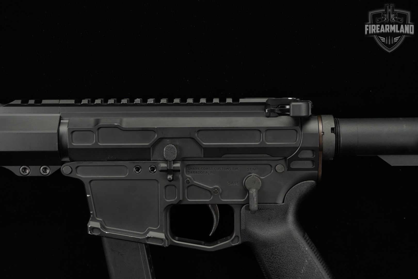 Shark Coast Customs SCT2-9 Midnight 9mm AR9 AR SCT-2 BRACE +ORIG CASE-img-8