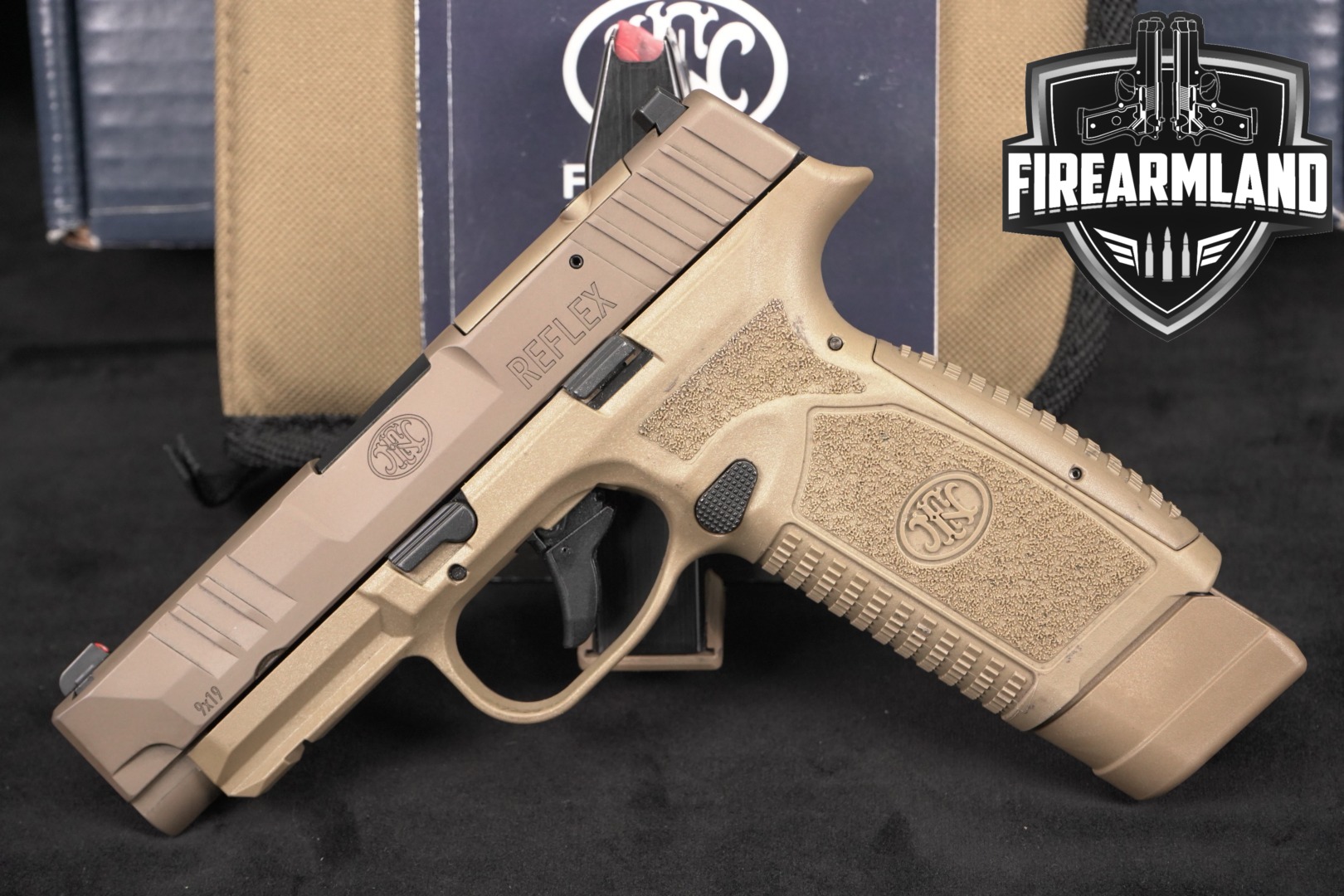 FN America, LLC (FN) Reflex XL MRD NMS 9mm Luger FDE in Very Good Condition Thumbnail